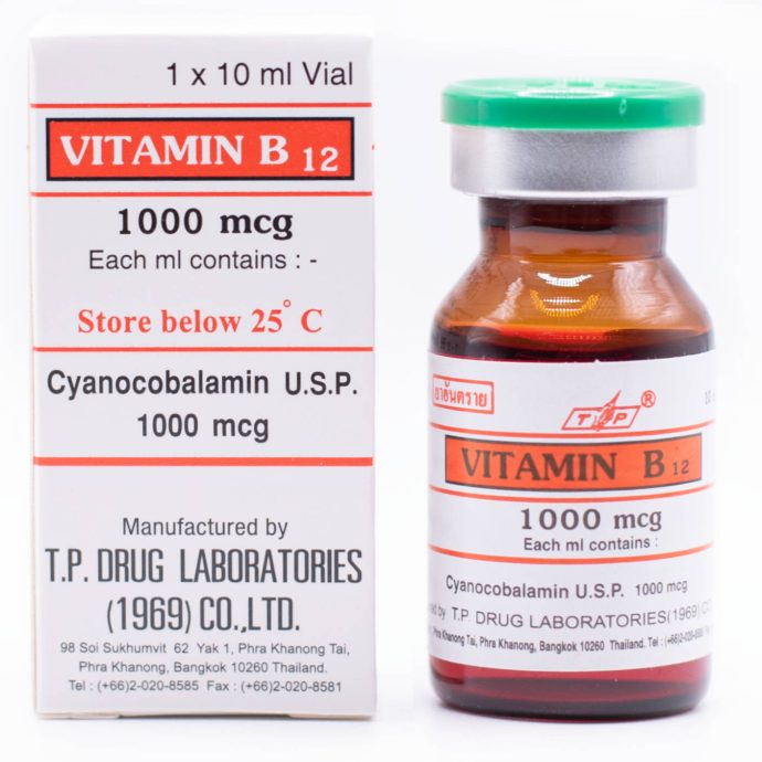 Vitamin B12 Shots – 1000mcg, 10ml
