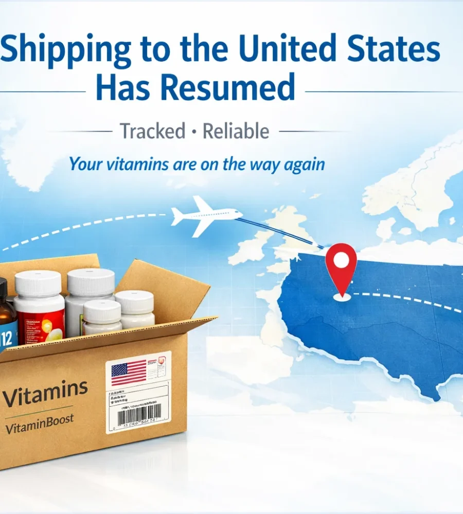 Vitamin Boost is again shipping B12 vitamins to the USA!